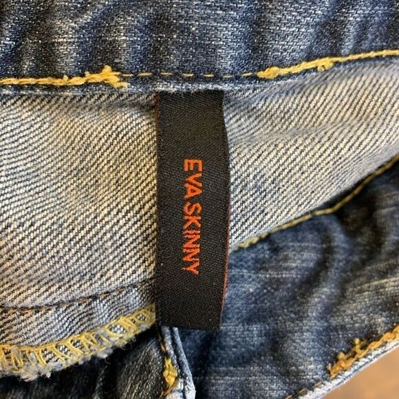 Guess Distressed Eva Skinny Jeans Size 28 - Picture 8 of 8